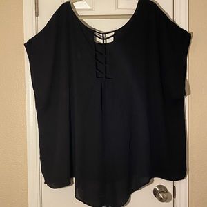 Torrid Black Chiffon Blouse 4X